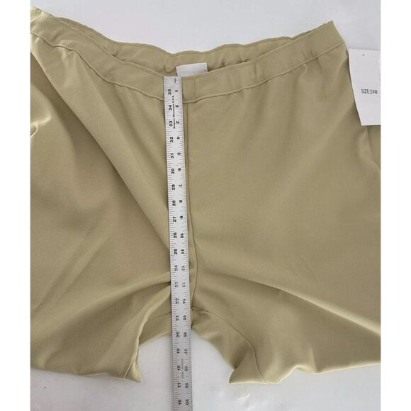 VTG NWT Bend Over Plus Size High Rise Beige Dress Pants Sz 24W Career - Picture 8 of 9